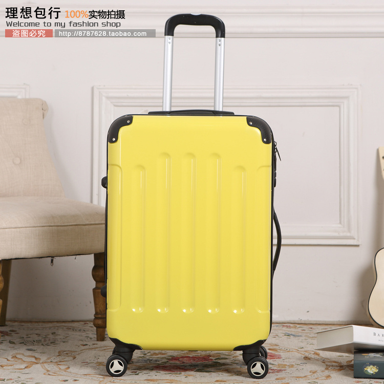 Gương xe đẩy hành lý hành lý phổ bánh xe nội trú nam và nữ 20 inch 24 inch mật khẩu du lịch hộp vali kéo giá rẻ