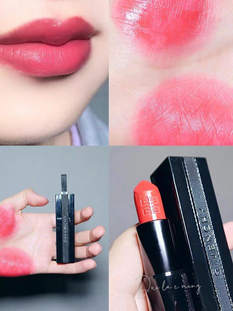 Givenchy Forbidden Kiss Lipstick n25 13 11 14 Neon Moisturizing Lipstick Lambskin 306 Gift Box