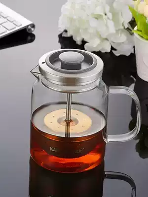 Golden stove small green mandarin special bubble teapot heat-resistant thickened glass tea ceremony Piaoyi cup black tea cup brewing tea set