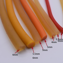 5mm slingshot rubber band 2mm 3mm 4mm solid rubber band Traditional rubber latex tube Tennis missed rope bundle