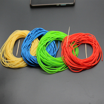High elastic fishing band 2mm buffer relief rubber band rope anti-miss solid round fishing special rubber band
