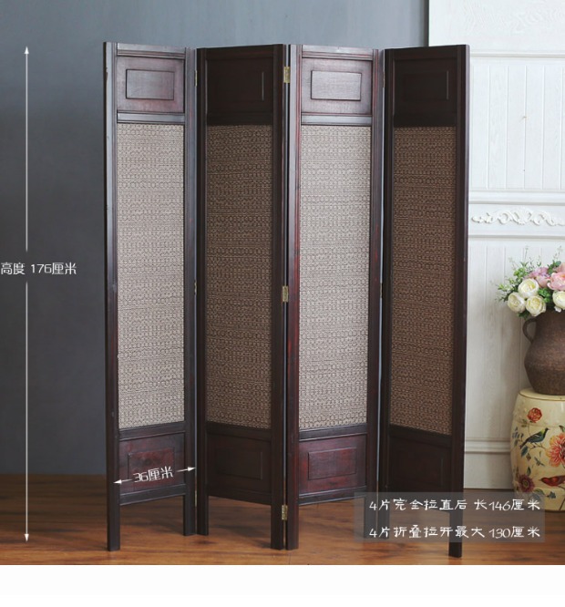 Châu Âu Địa Trung Hải màn hình phân vùng màn hình gấp gỗ tự nhiên phòng khách phòng ngủ cửa hàng phù hợp với cửa sổ phòng đặc biệt - Màn hình / Cửa sổ vách cầu thang gỗ