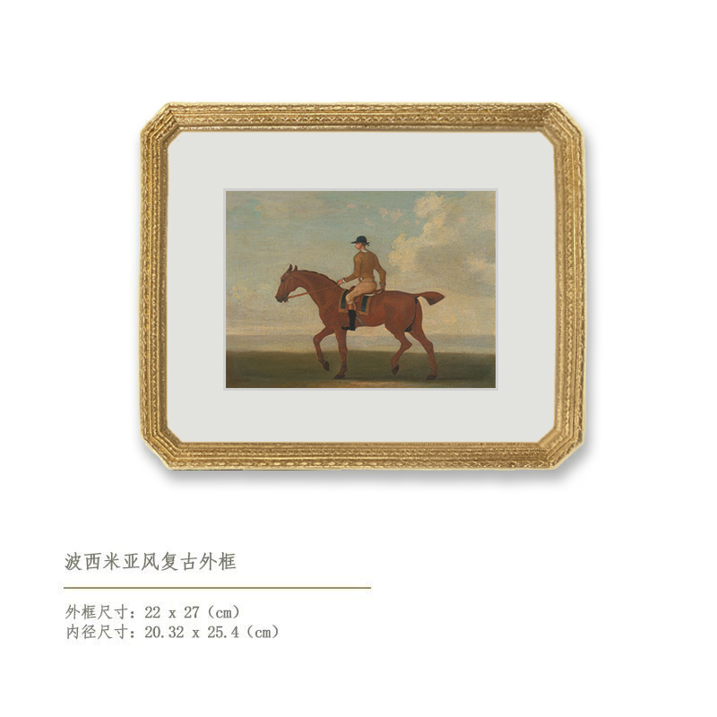 French-Style Medieval Bohemian Retro Decorative Painting Frame Set Resin Picture Frame 10inch Living Room Entrance Hall Dining Room