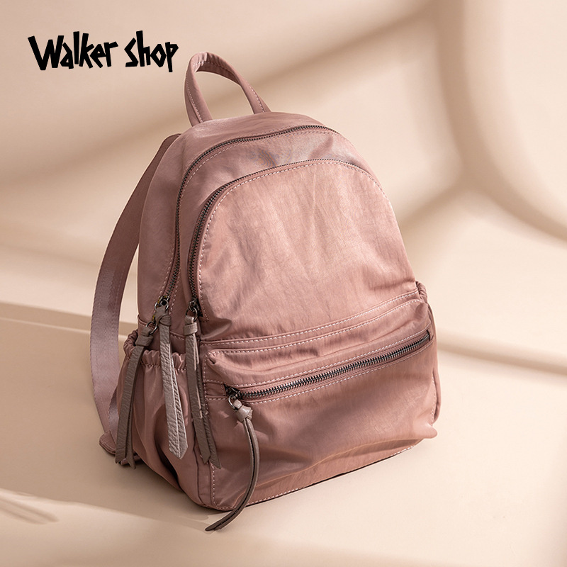 Walker Shop Light Luxury Backpack 2026 New Versatile Casual Large Capacity Nylon Travel Hiking Bag