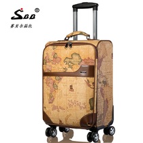 Trolley case Vintage Trolley case Suitcase Student suitcase Trend box