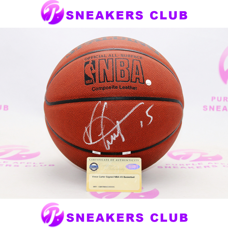Spalding Carter Signed Basketball with Steiner Certificate Spalding Carter Signed Basketball with Steiner Certificate