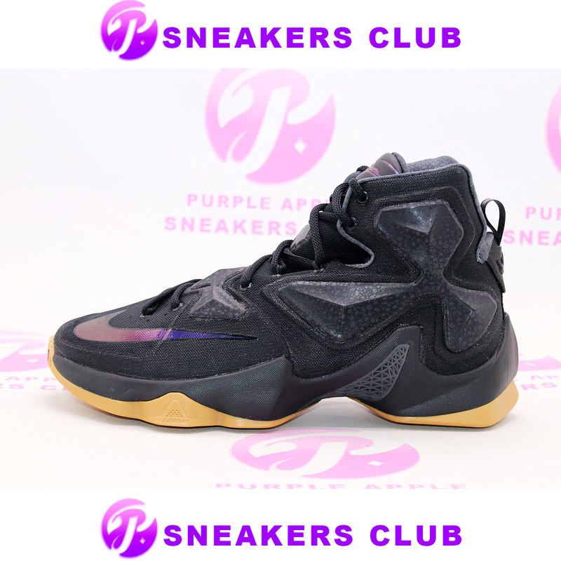Nike Lebron 13 Black Lion Lbj13 Black Rubber Lebron 13 807219-001