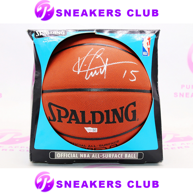 Spalding Vince Carter Signature Basketball Fanatics Certificate Spalding Vince Carter Signature Basketball Fanatics Certificate