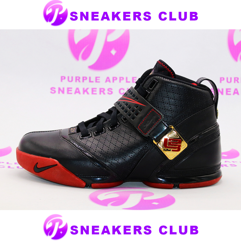 Nike Zoom Lebron 5 Og Black Red Lebron 5Th Anniversary Lbj5 Home Edition 317253-001 Nike Zoom Lebron 5 Og Black Red Lebron 5Th Anniversary Lbj5 Home Edition 317253-001