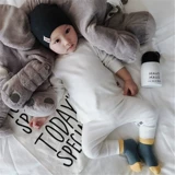 Детский осенний демисезонный комплект подходит для мужчин и женщин, бандаж пупочный для девочек, базовые хлопковые штаны, высокая талия, 01-2 лет