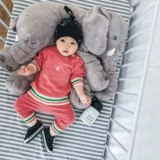 Детский осенний демисезонный комплект подходит для мужчин и женщин, штаны для девочек для выхода на улицу, 0-3-6-12 мес.