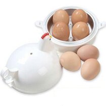 Chicken-shaped microwave ovens egg cooker 4 egg boiled