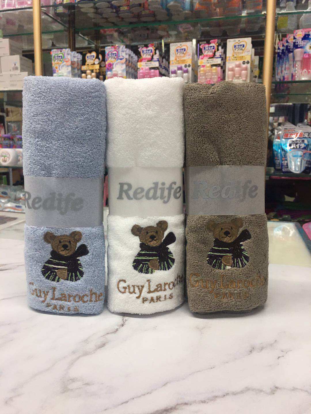 South Korea Imports Paris Cubs Pure cotton Adult children Absorbent Face Towel Beauty Towel Not To Drop Color Multipurpose Towels