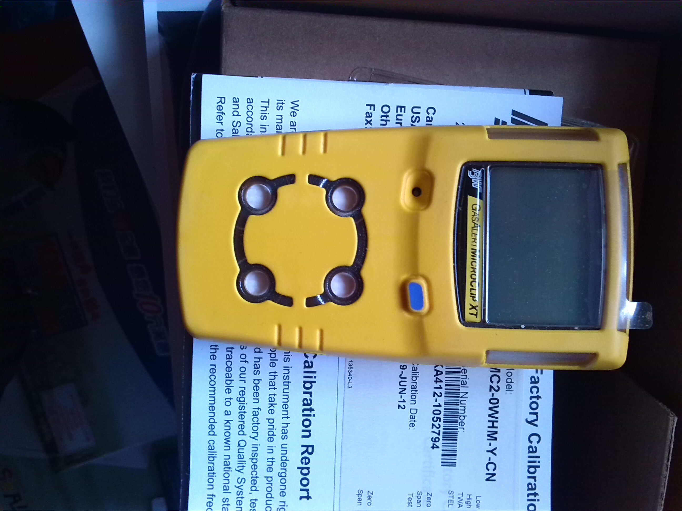 MC2-XWHM gas alarm instrument (H2SCOO2LEL) all-in-one gas GasAlertCilpXT