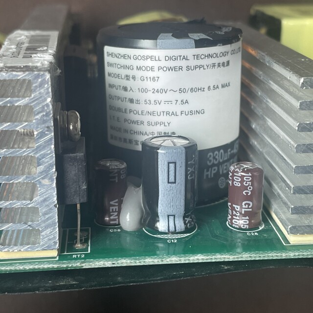 Hikvision switch built-in G1167 Gosibao power supply P1A-R10500-D power board 53.5V7.5A