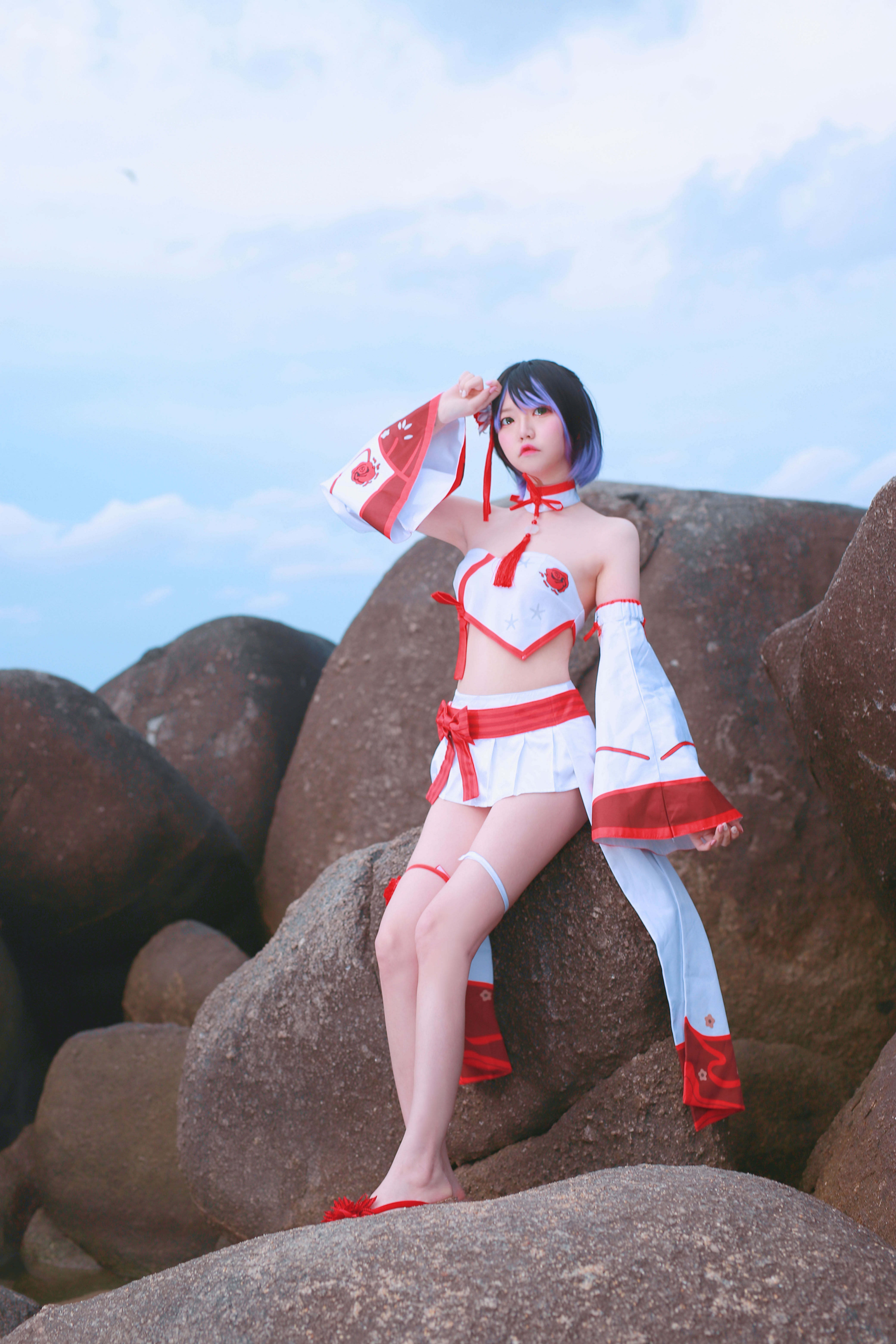 ff14cos final fantasy 14 therapist nurse white purple water suit cosplay purple water palace costume customization