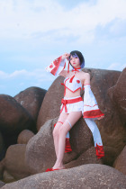 ff14cos Final Fantasy 14 healer grandma white purple water cover cosplay purple water Palace costume customization