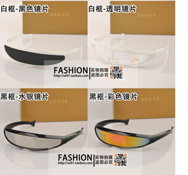 Kính râm cảnh sát Cool X kính râm ngoài trời lái xe thể thao cá tính phản chiếu tầm nhìn đêm vàng gọng kính gentle monster
