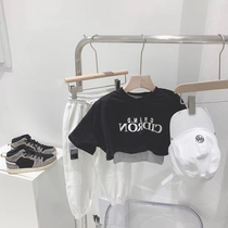 Girl T-Shirt Short Sleeve Summer 2022 New South Korea Boy Dress Foreign Air Korean Version Children Fashion Loose Casual Blouse