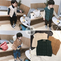 Áo khoác cotton trẻ em Bangchai cho trẻ em Áo vest Hàn Quốc đôi áo ngực retro quan ao tre em