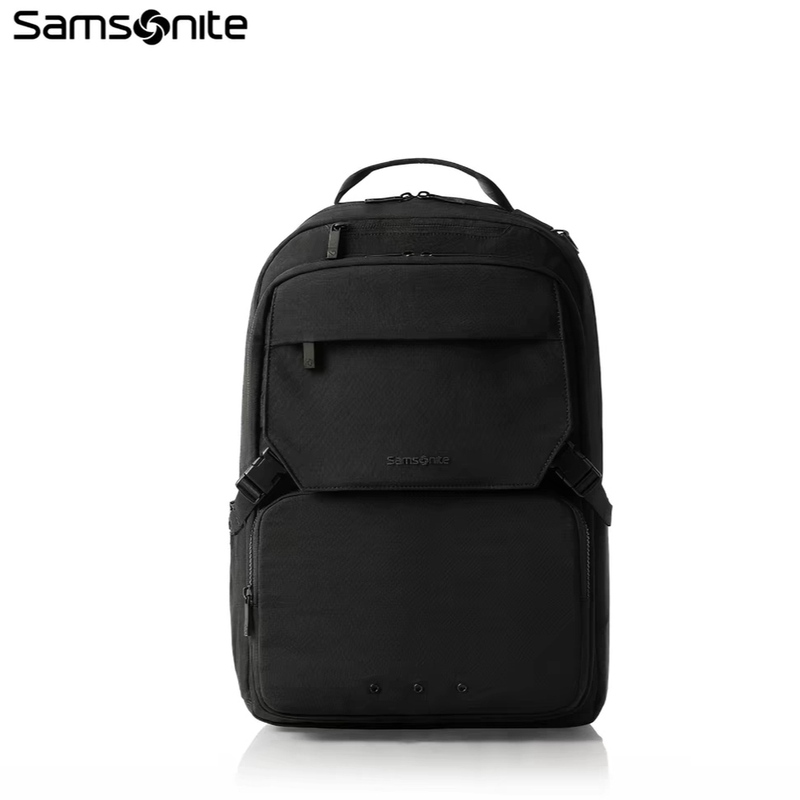 Samsonite Men's Backpack Computer Bag Work Clothing Casual Large-Capacity Business Travel Backpack Student School Bag Nx5