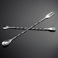 Коктейльная палочка для коктейля из нержавеющей стали, кофейная палочка для смешивания, 32см
