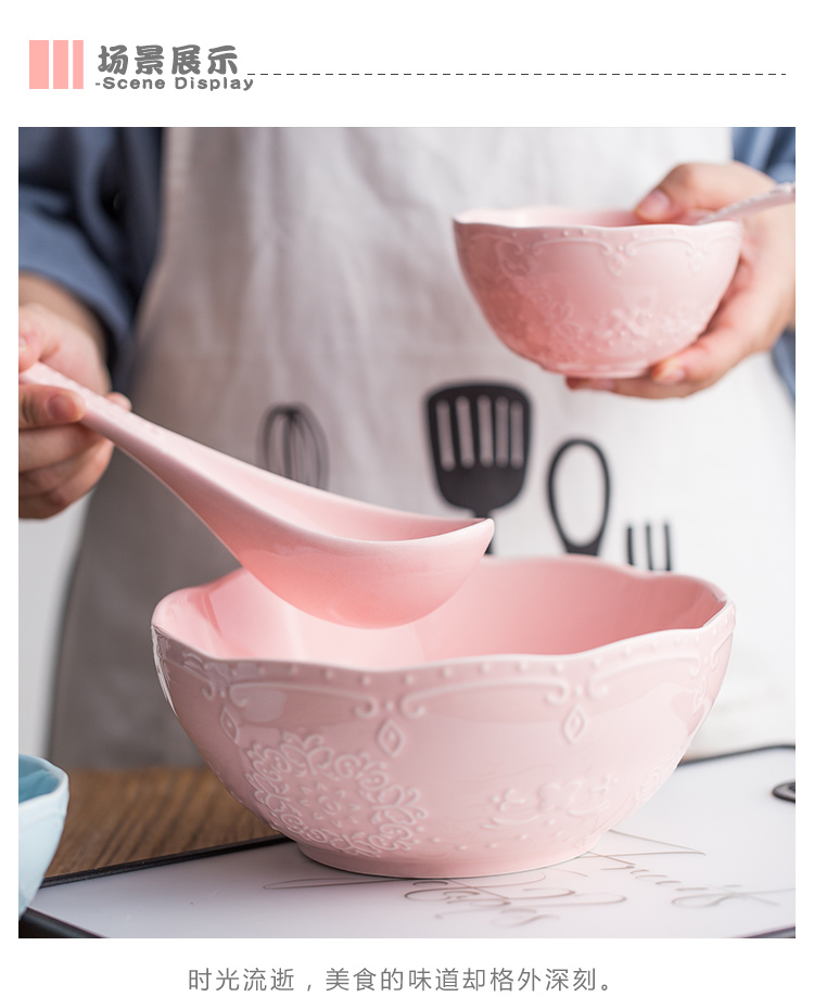 Sáng tạo gốm súp thìa xương Trung Quốc muỗng gạo Nhật Bản muỗng nhỏ lò vi sóng bộ đồ ăn gia đình muỗng trẻ em muỗng nhỏ muỗng - Đồ ăn tối đĩa giấy dùng 1 lần