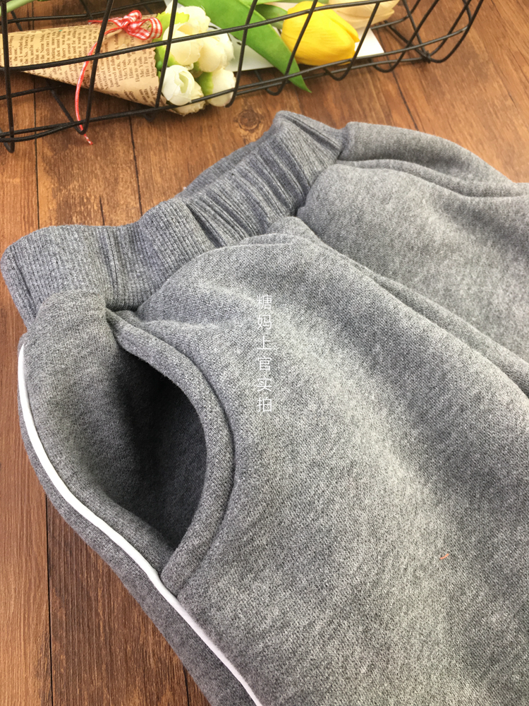 80-130 yard quần lông cừu trẻ em trai và gái cộng với quần nhung ấm quần quần chân quần thể thao hoang dã quần áo thể thao trẻ em