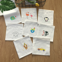 Single-layer ultra-thin increase 35 * 35cm full cotton cloth handkerchief pap baby multipurpose gauze towels wipes towel towels