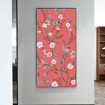 Nordic flower and bird diy digital oil painting large size hand-painted porch custom aisle coloring living room decoration painting huge