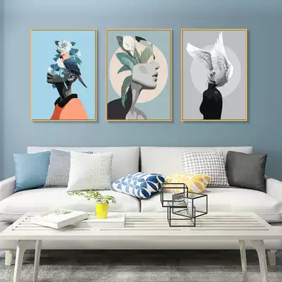 Hand-painted filling DIY digital oil painting Abstract coloring Oil painting coloring decorative painting Nordic hanging painting niche painting ins