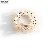 Брендовая галстук-бабочка, чокер для принцессы, кружевной шарф с бантиком, декор, нагрудник, аксессуар