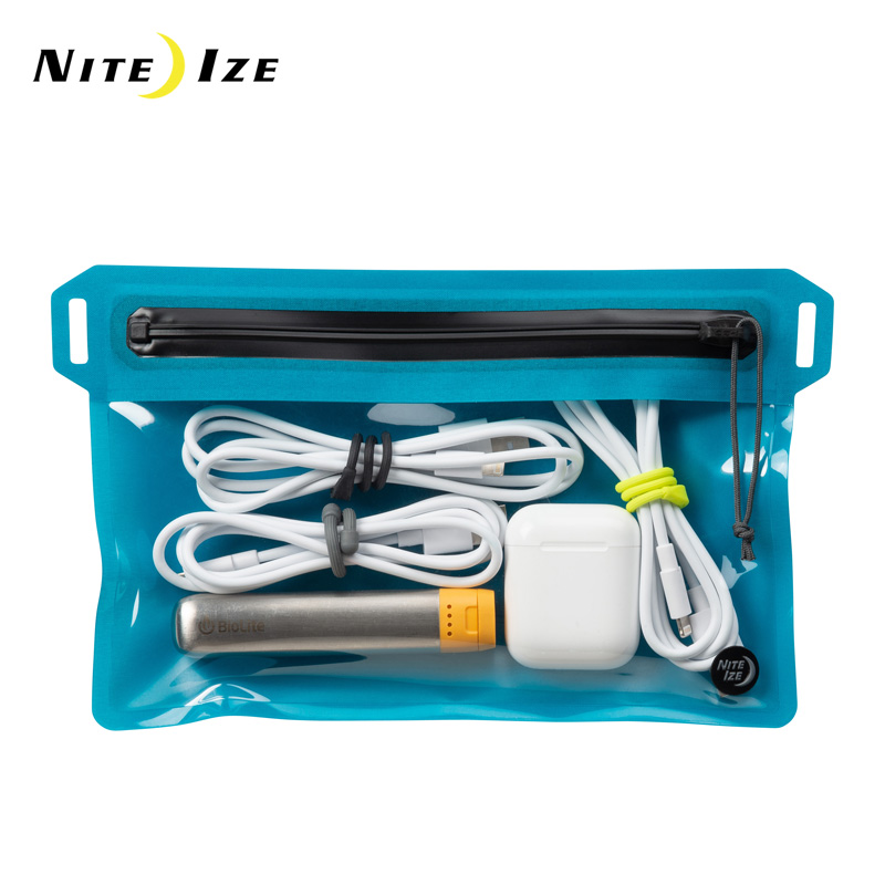 Naiai NiteIze seaside travel mobile phone waterproof bag can touch screen TRU zipper beach dustproof sealed bag portable