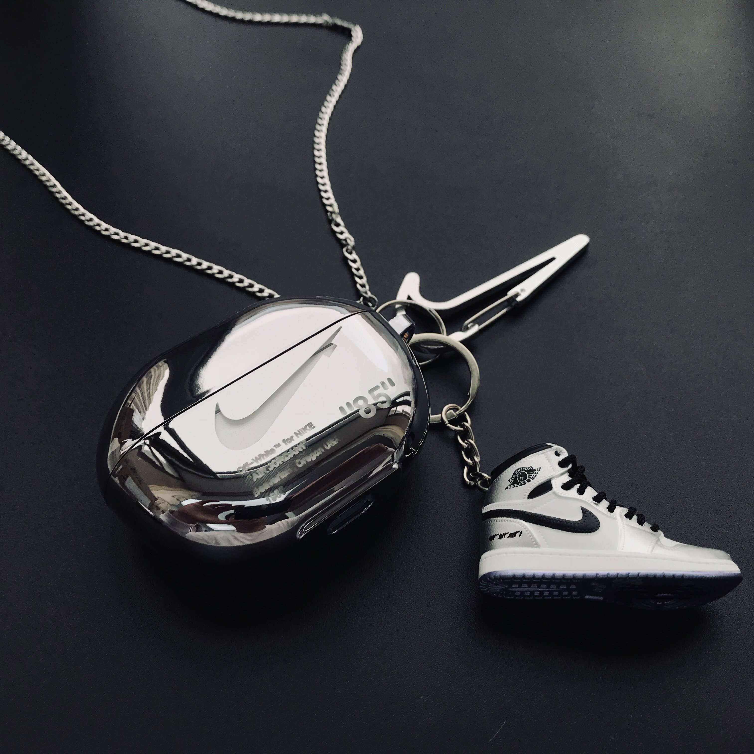 Suitable for Huawei freebudspro wireless Bluetooth headphone protective sheath freebuds4 Generation electroplating Chaobou Men