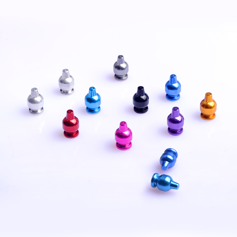 Four-wheel drive gourd head screw color multi-color high-quality aluminum alloy lightweight parts accessories homemade Tamiya modification