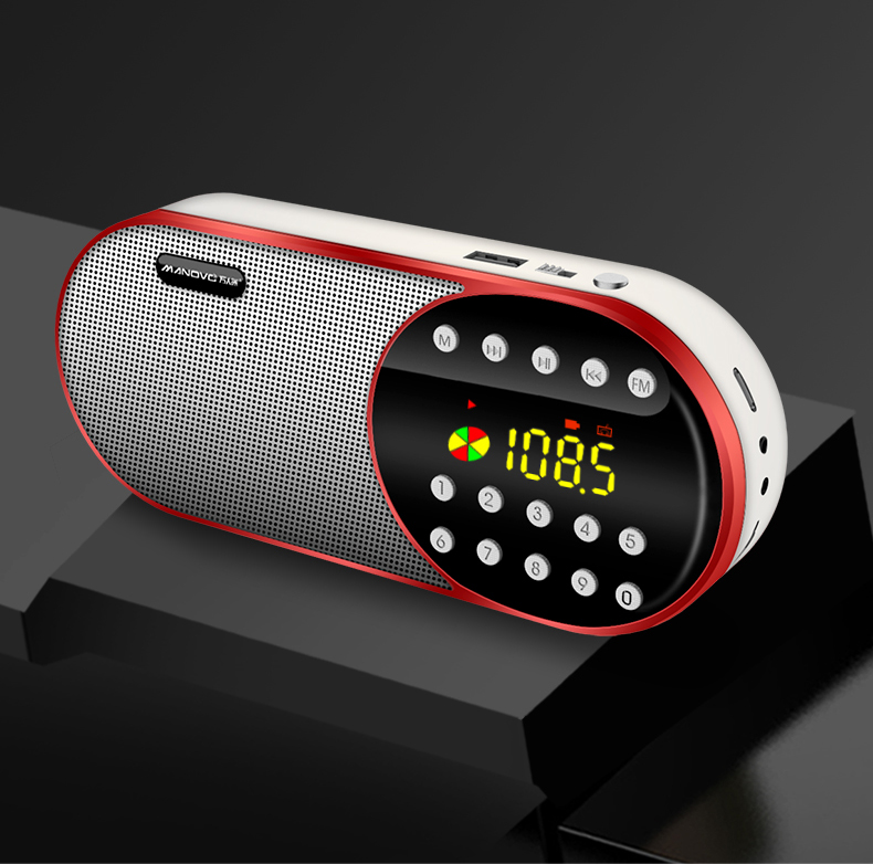 thiết bị phát wifi Manovo / geek F1 radio nhỏ cầm tay máy nghe nhạc cũ thẻ sạc Walkman - Trình phát TV thông minh modem internet