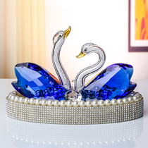 Car Crystal Swan Car Perfume Seat Crystal Gift Car Adornment Net Red On-board Pendulum creative