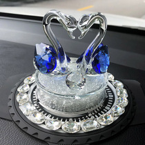 Crystal swan car perfume seat car decoration creative car interior decoration Aromatherapy decoration gift woman