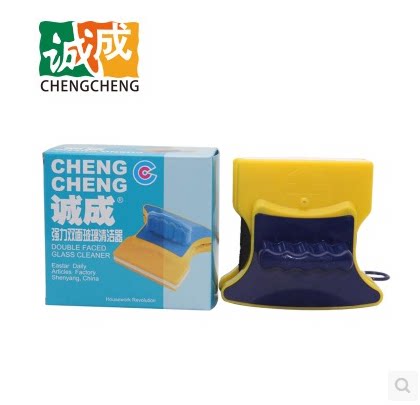 Chengcheng glass wiping double face polished glass cleaning tool 8-14mm tempered glass window wiper glass scraping