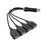 Dite 1 Trag 4 High -Speed ​​USB2.0 Расширение Hub Multi -Interface Computer Computer USB -концентратор Splitter