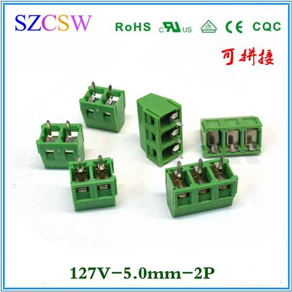 Hot pin quality PCB circuit board wiring terminals 127-5 0 5 08mm welded stud connector