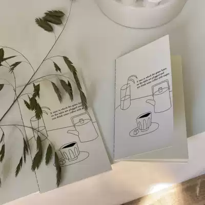 SHINY MOMO Korean ins home creative simple lines handy book