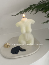 SHINY MOMO handmade body candle ins blogger home decoration ornaments