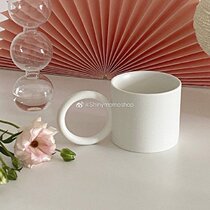 Shinymomo ceramic mug ins Korean niche (capacity about 330ml)