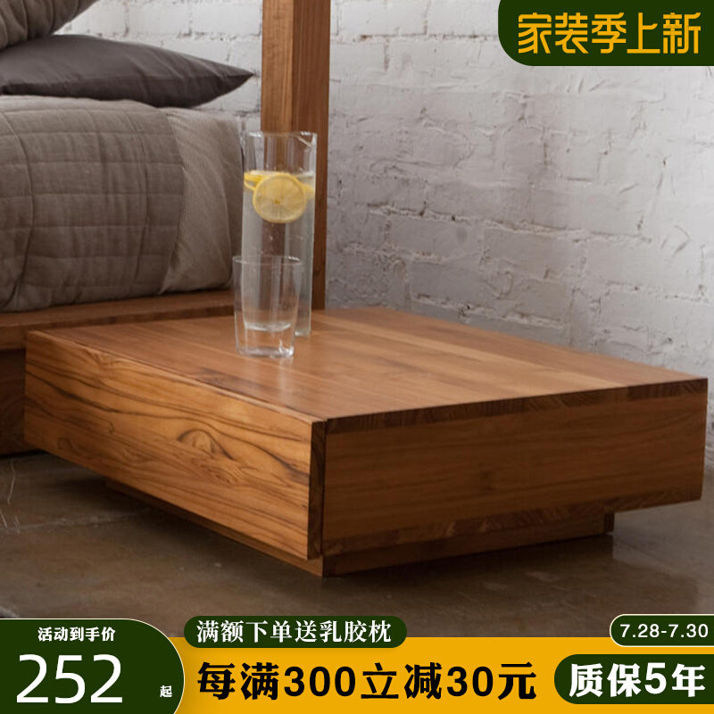 Solid wood bed head cabinet minimalist modern light and luxurious Nordic style storage cabinet bedroom containing cabinet five bucket cabinets custom-made