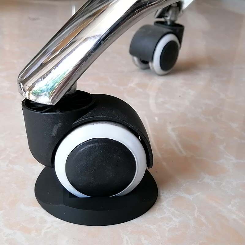 Quality fixed universal wheel trundle cushion recessed opening design fixed cushion wheels wheel card cushion anti-slip roller foot cup cushion