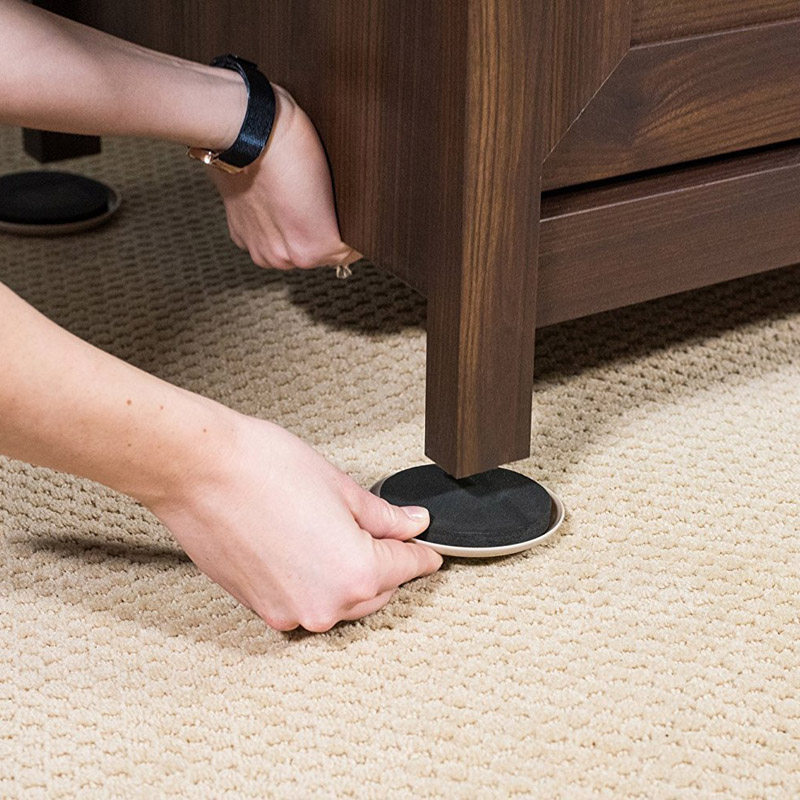 Premium EVA footbed Moving heavy furniture Slippers Easy To Move Round Slider Muted Anti-Wear Scratches Scratching Pads