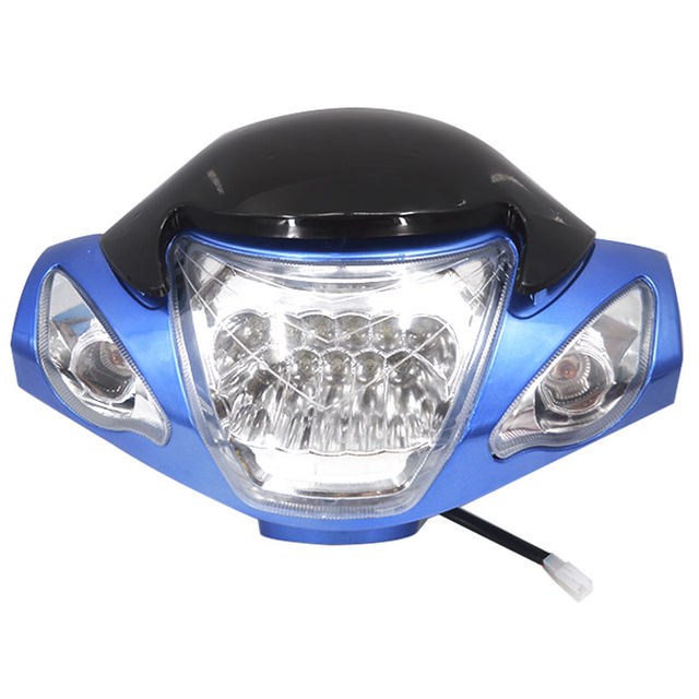 ລົດສາມລໍ້ໄຟຟ້າງ່າຍດາຍ hood LED headlight ປະກອບ 48v ເຄື່ອງມືປະກອບ 60v Niutou ພາກສ່ວນພາດສະຕິກແບບ