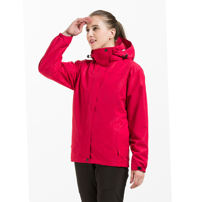 Winter outdoor sub-coat men plus wind-proof women mountaineering clothes thickened to remove three-in-one cold warm coat