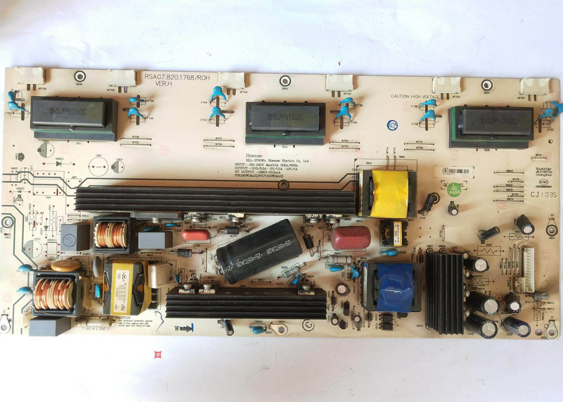 Spot sea letter TLM37V68 37V78K power supply board RSAG7 820 1768
